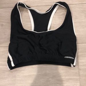 Black sports bra